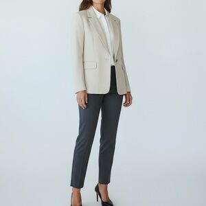 Dolce Cabo Cream career size XL business popover Blazer jacket‎